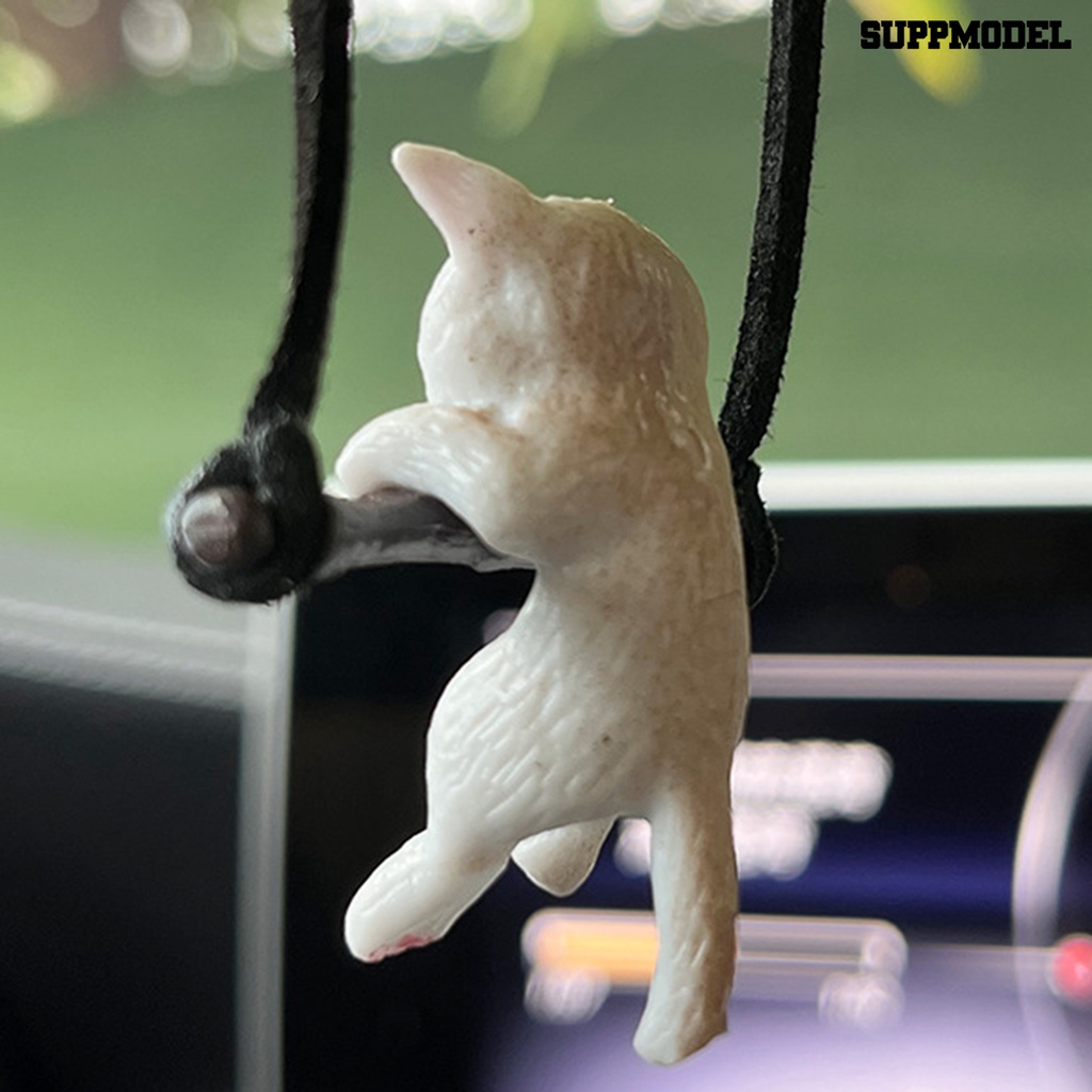 [Auto] Liontin Mobil Desain Kartun Tidak Mudah Luntur Ramah Lingkungan Kuat Ketangguhan Pengerjaan Halus Dekorasi Langsung Gantung Kreatif Lucu Cabang Kucing Spion Liontin Untuk Hadiah