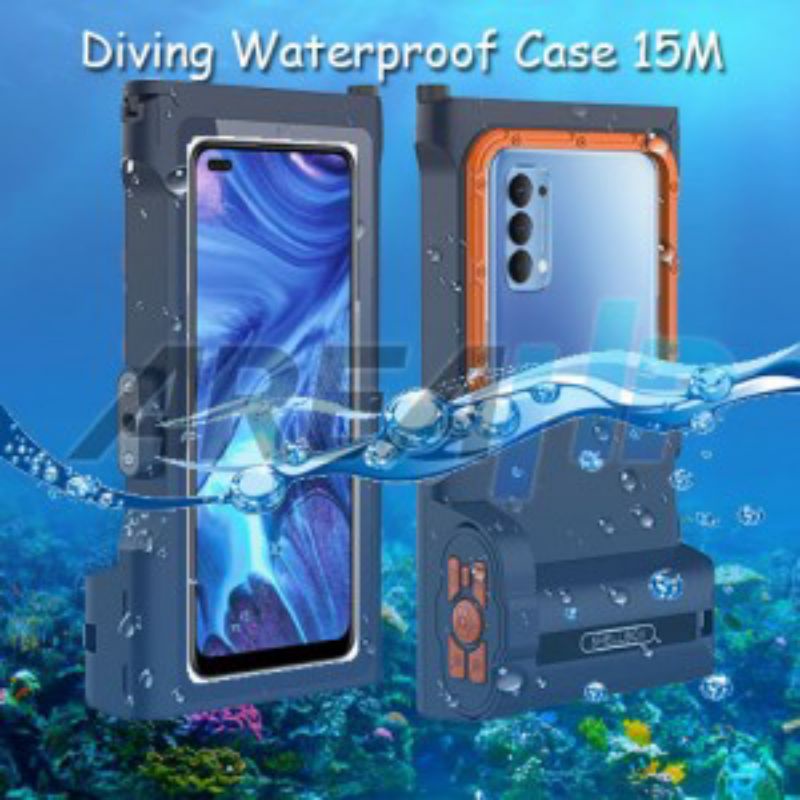 Shellbox Gen 3 Diving Waterproof Case Casing Cover 15M Oppo Reno4,Pro,F