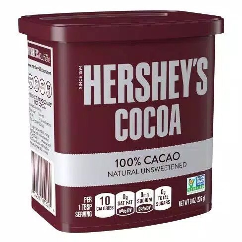 

TERLARIS Hershey's cocoa natural unsweetened powder 226 gram