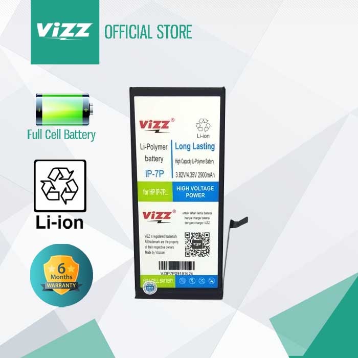 Vizz Baterai Iphone 7 Plus Original
