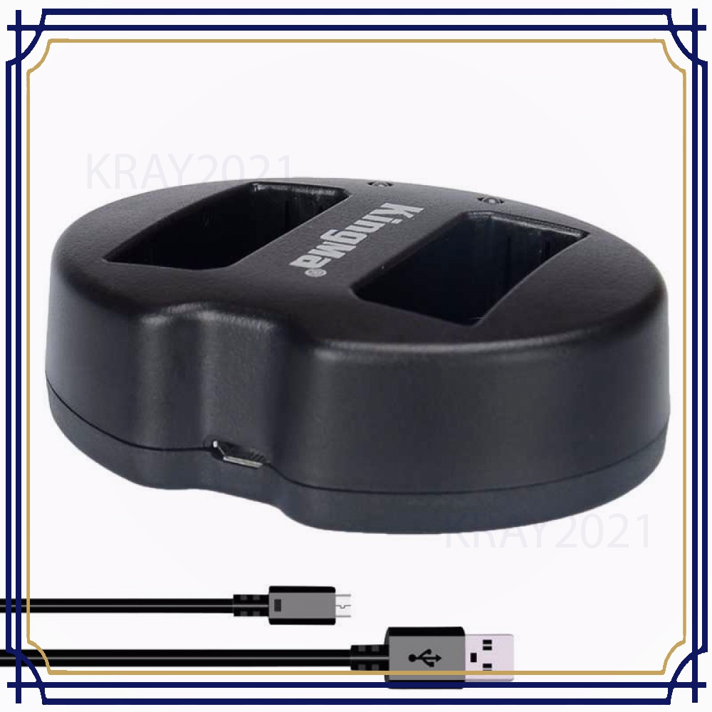 Charger Baterai 2 Slot Canon 1100D 1200D -CG805