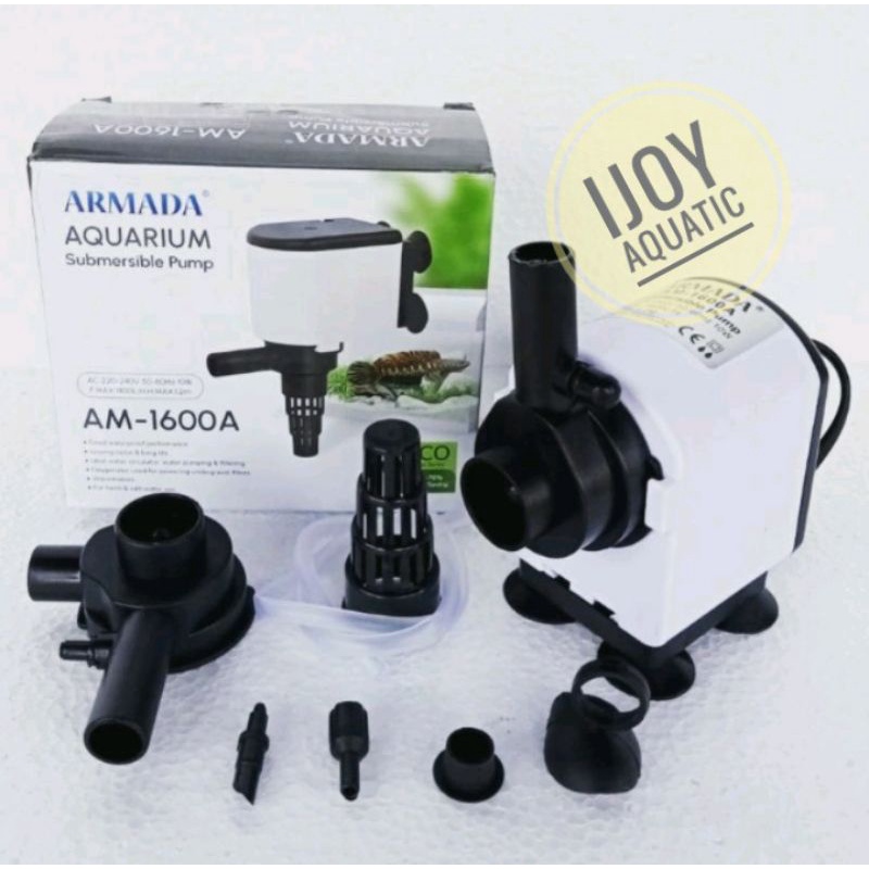 mesin pompa akuarium ARMADA AQURA am 1600 a power head akuarium