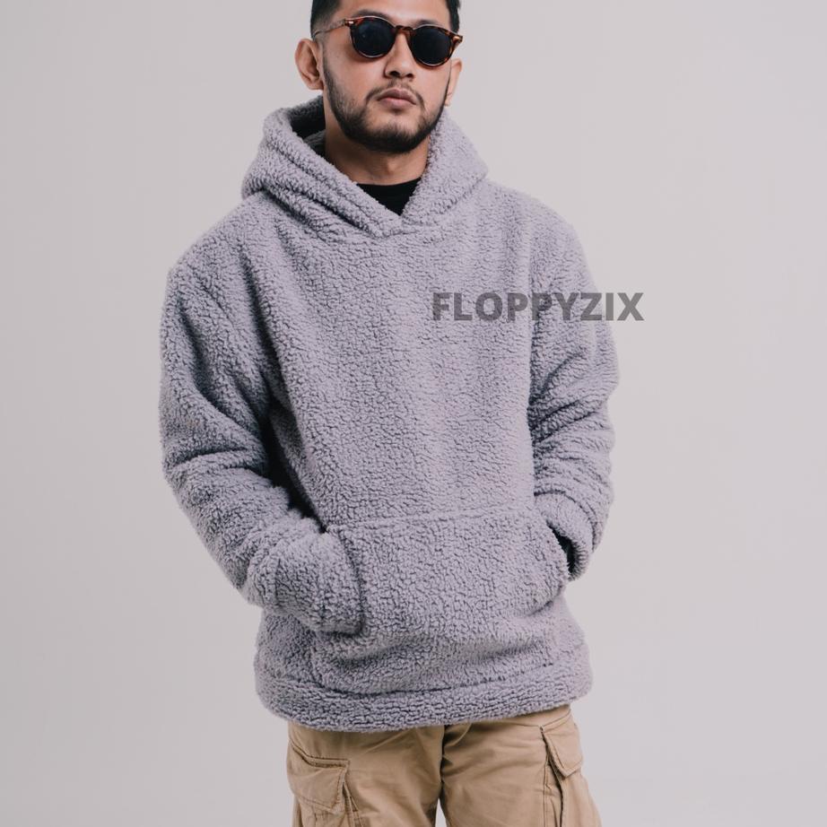 Termurah KYOMI / SHERPA HOODIE BULU / JAKET SHERPA BULU /JACKET BULU / JAKET BULU PRIA / JAKET PRIA