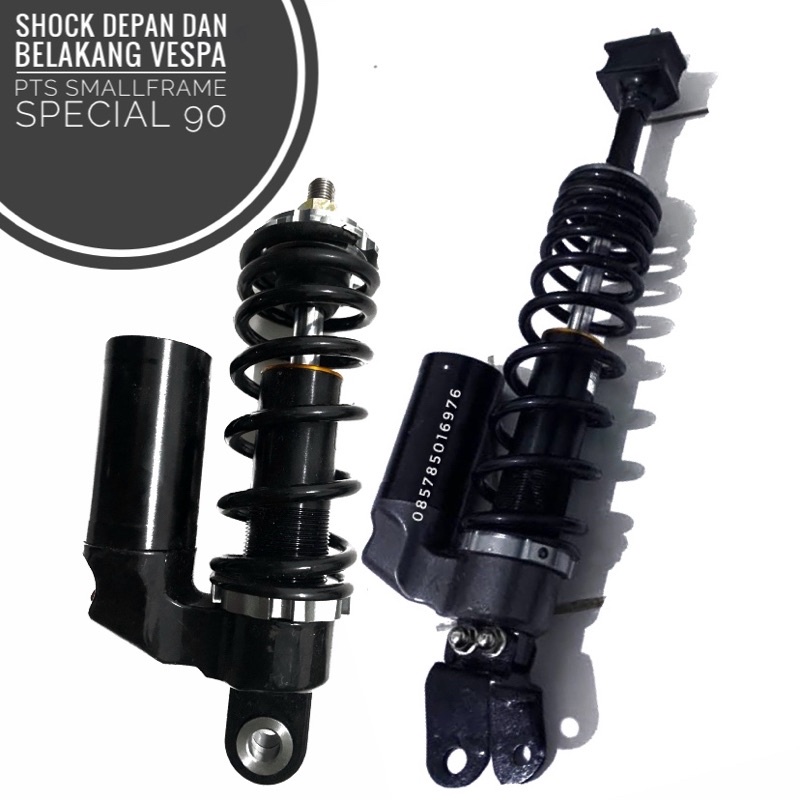 shock depan belakang vespa PTS spesial 90 smallframe not generic sip zelioni bgm