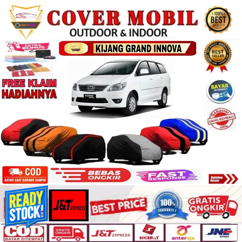 Cover Mobil Sarung Mobil Grand Innova 2012 type g Selimut Mantel Mobil Kijang Grand Innova Kerudung Mobil Kijang grand Innova Tutupan Mobil Innova Outdoor Indoor