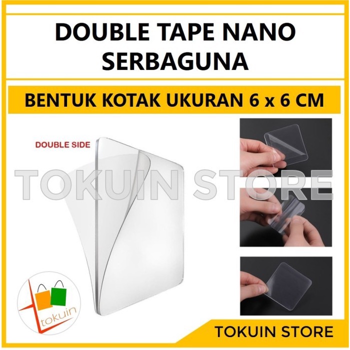 Nano Tape Magic Double Tape Lakban Selotip Dinding Isolasi Kotak Kuat