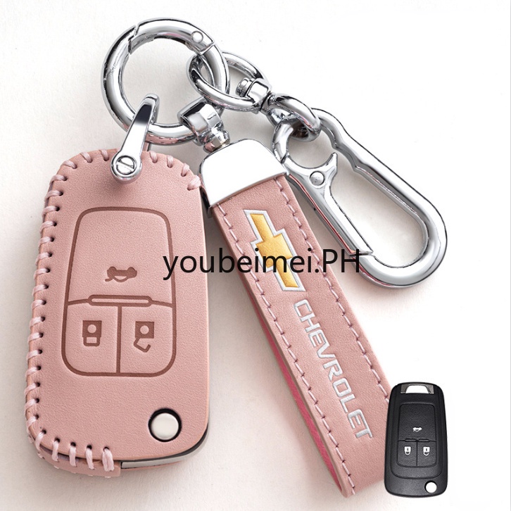Casing Kunci Mobil Bahan Kulit Untuk Chevrolet Cruze Aveo Trax Opel Vauxhall Mokka Encore Astra Corsa Zafira
