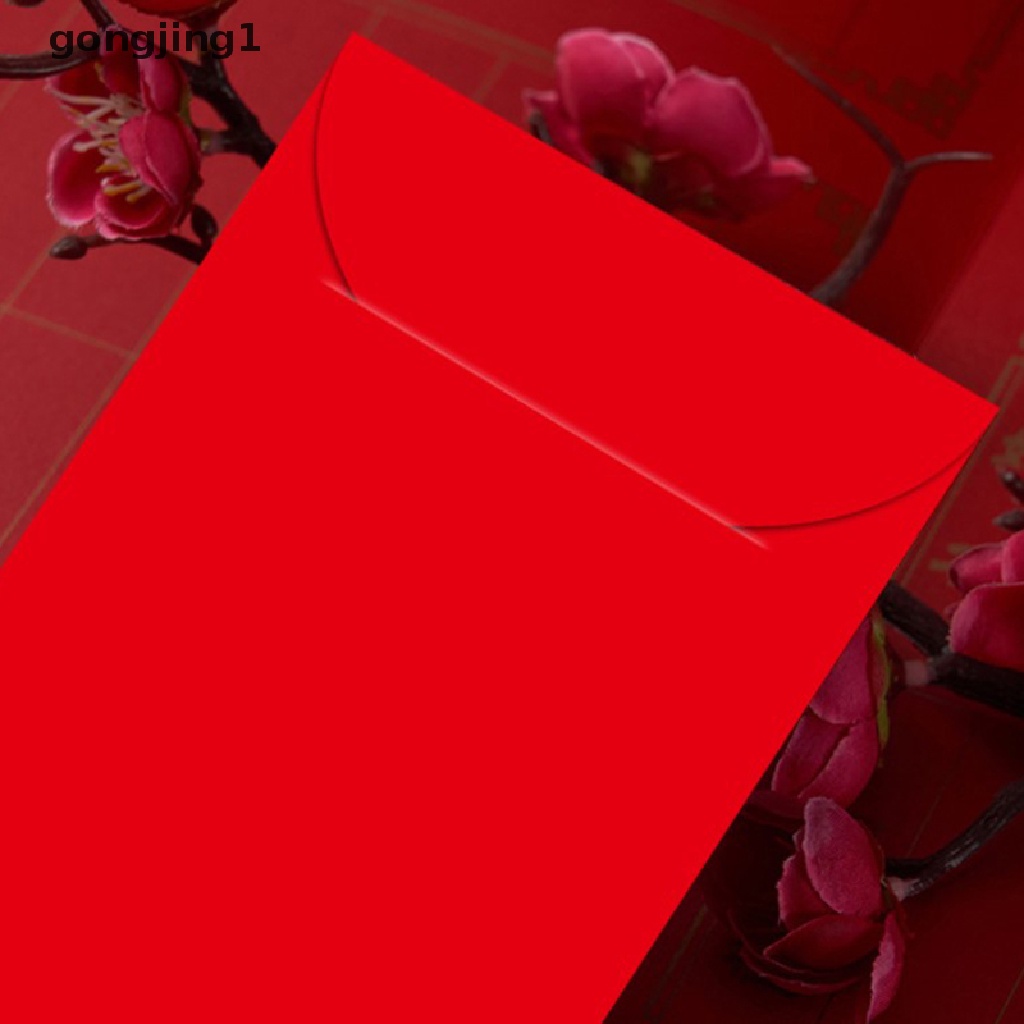 Ggg Imlek Kelinci Festival Tahun Hongbao Bronzing Amplop Merah Kartun Anak Hadiah Uang Packing Tas Lucky Red Packets Bag ID