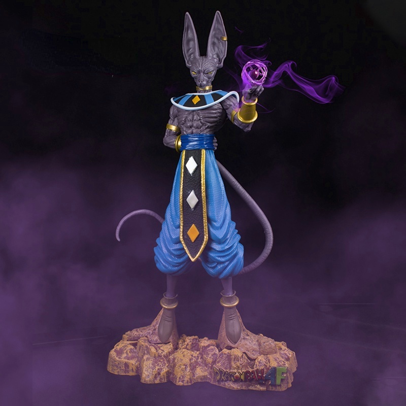 Anime Dragon Ball Z Beerus Figure Super God of Destruction Figure Koleksi Model Mainan Untuk Anak Hadiah Mainan