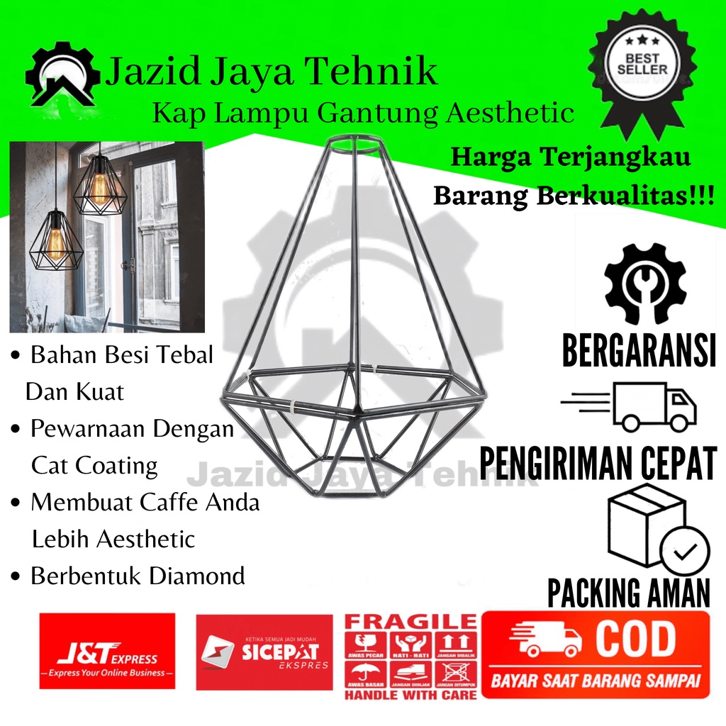 Kap Lampu Gantung Aesthetic