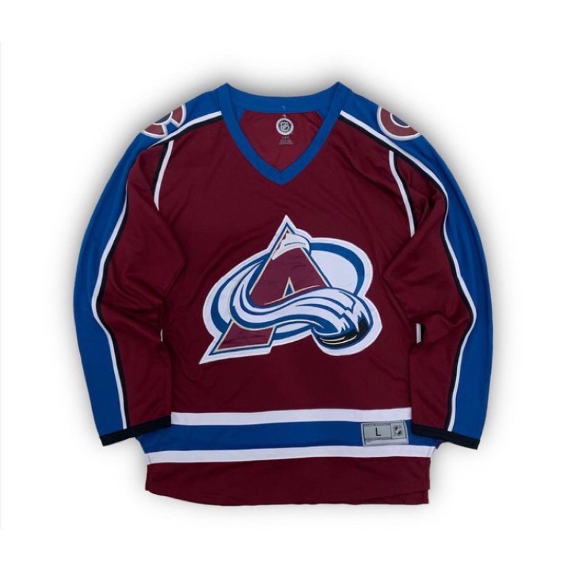 Jersey vtg nhl colorado avalance maroon blue