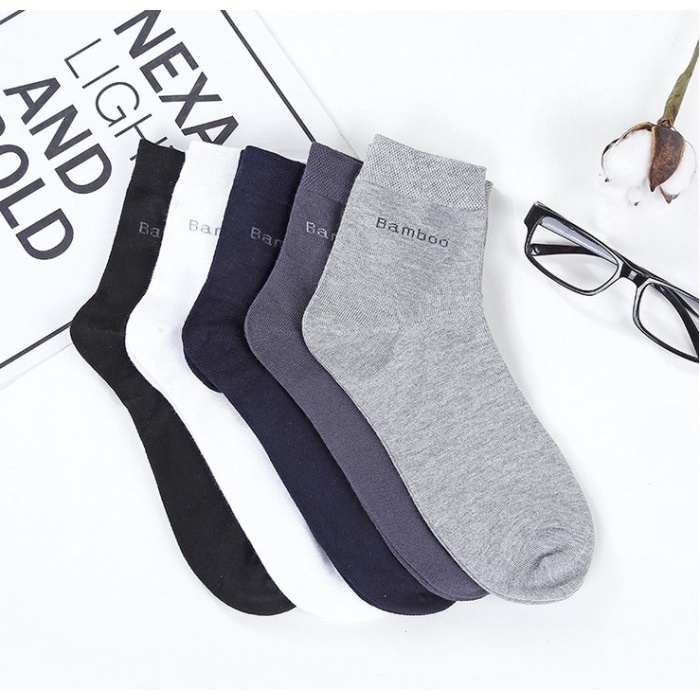 CIVETO KK119 Kaos Kaki Pria Bambu Kerja Kuliah Sekolah New Bamboo Men Socks