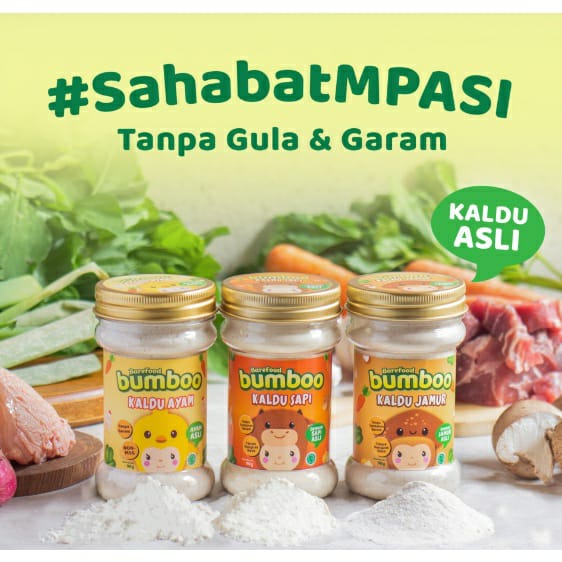 

BUMBOO Kaldu Asli Bumbu Bunda BB Booster Kaldu Anak MPASI / No MSG / Tanpa Gula & Garam / Bahan Alami / Tambahan Sayur / Banyak Vitamin / MPASI Bayi