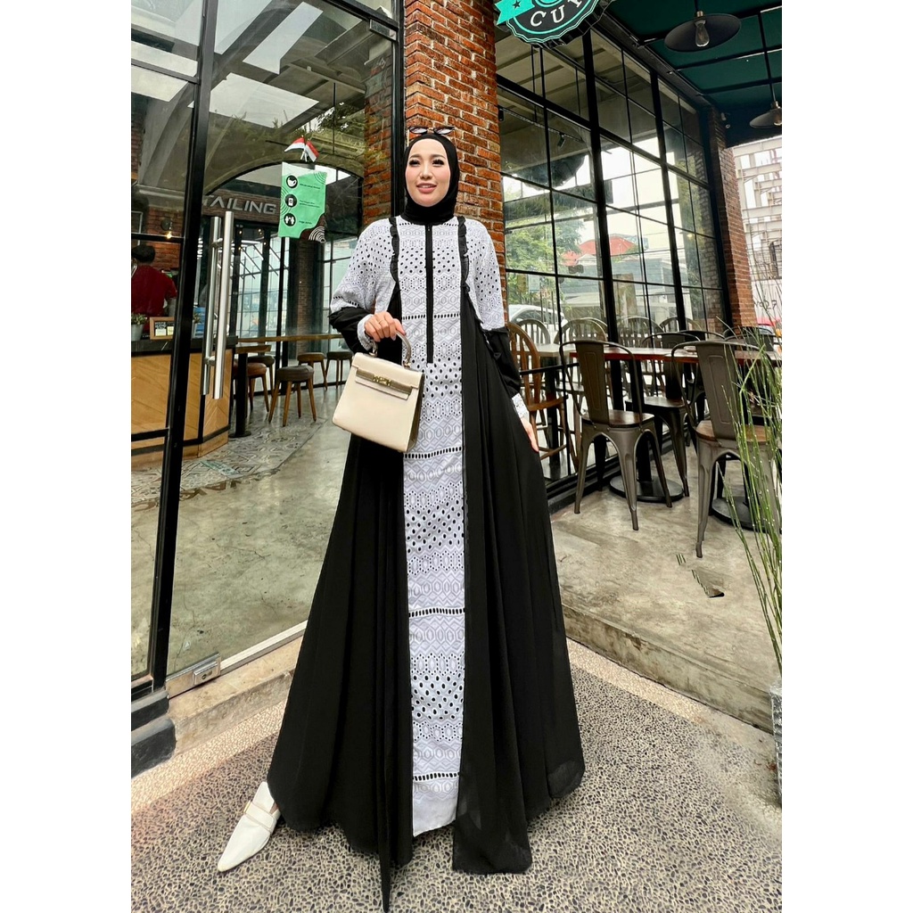 Dress Pesta Annisa Fashion Muslim Kekinian/Pesta/Gamis/