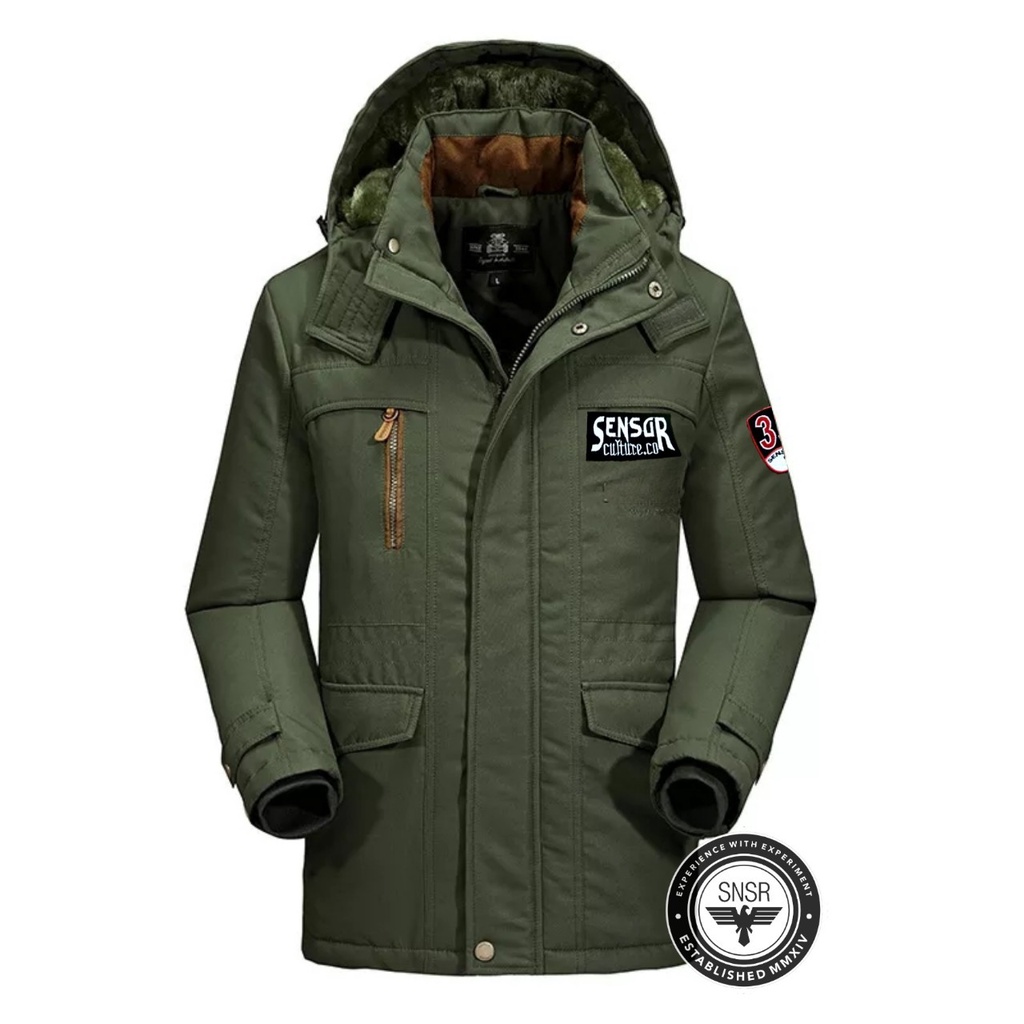 TURUN HARGA ! Jaket Pria Parka King&quot;s Sensor - Jaket Canvas Premium - Jaket Musim Dingin