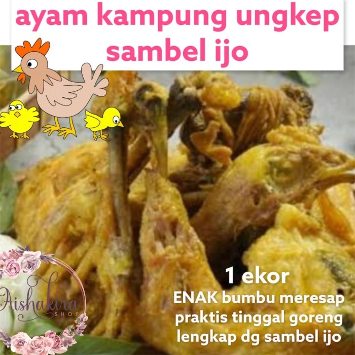 

Ayam Kampung Ungkep Sambel Ijo Tx0178