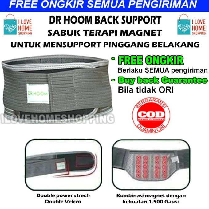 DR HOOM BACK SUPPORT THERAPY - SABUK TERAPI - SOLUSI SAKIT PINGGANG