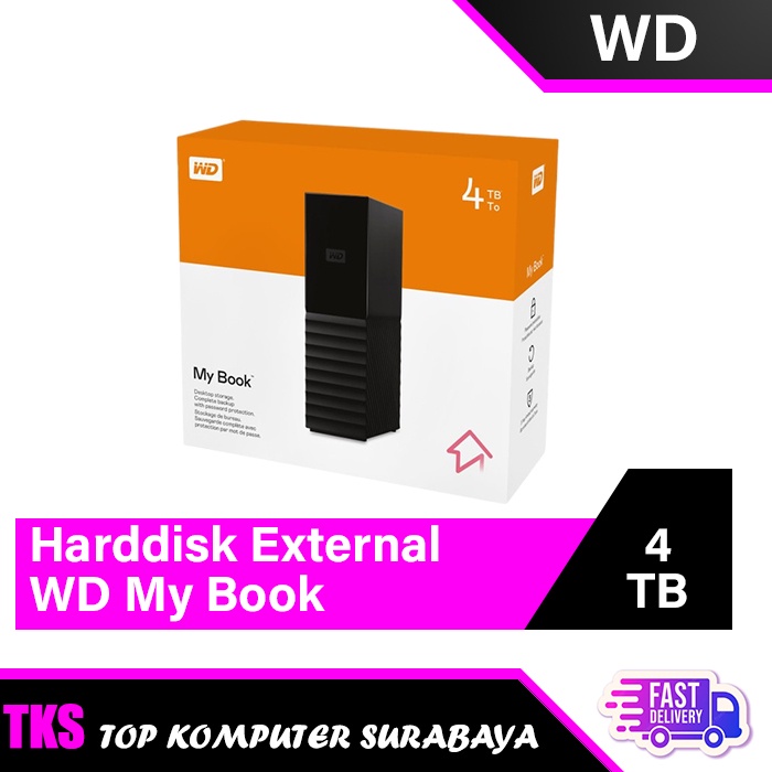 WD My Book 4TB Harddisk External