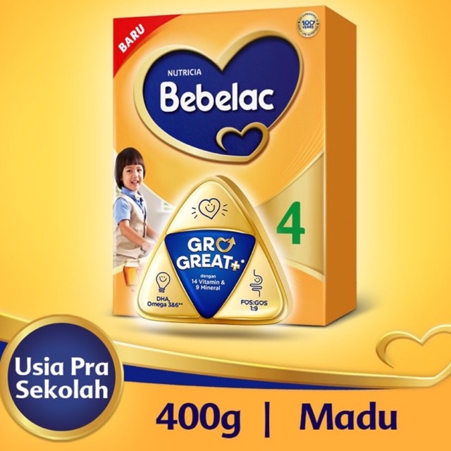 Promo!! Bebelac 4 Madu Susu formula untuk 0-6 bulan