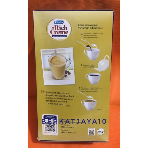 Ellenka Rich Creme 500gr Non Dairy Creamer Krimer Nabati