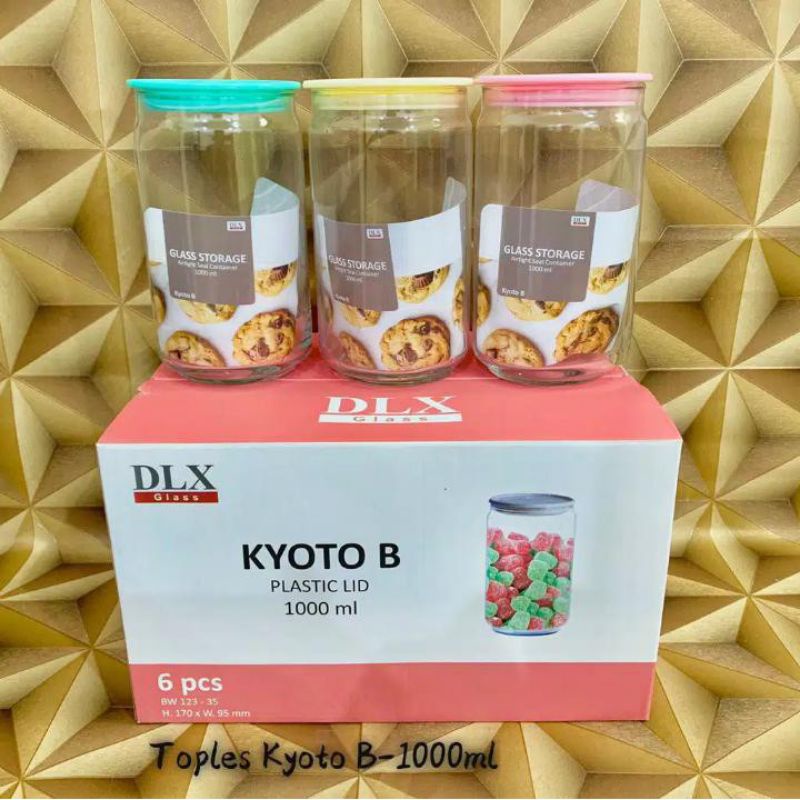 Toples Kyoto B / Tople Kaca / Toples Snack / Toples Kerupuk / Toples Lucu / Toples Unik / Toples DLX