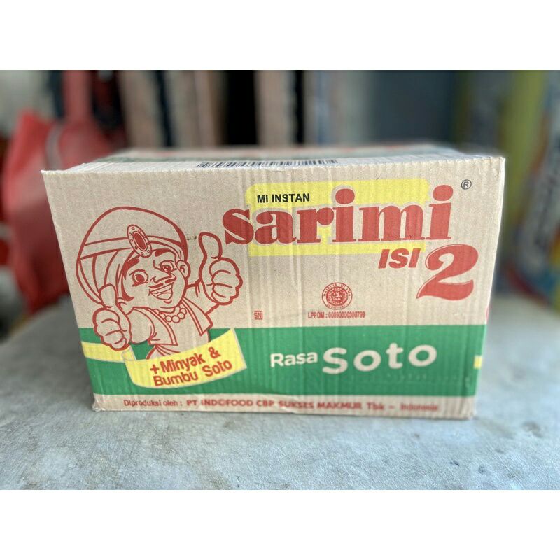 

Sarimi Isi 2 Baso Sapi / soto 1 dus isi 24 bks