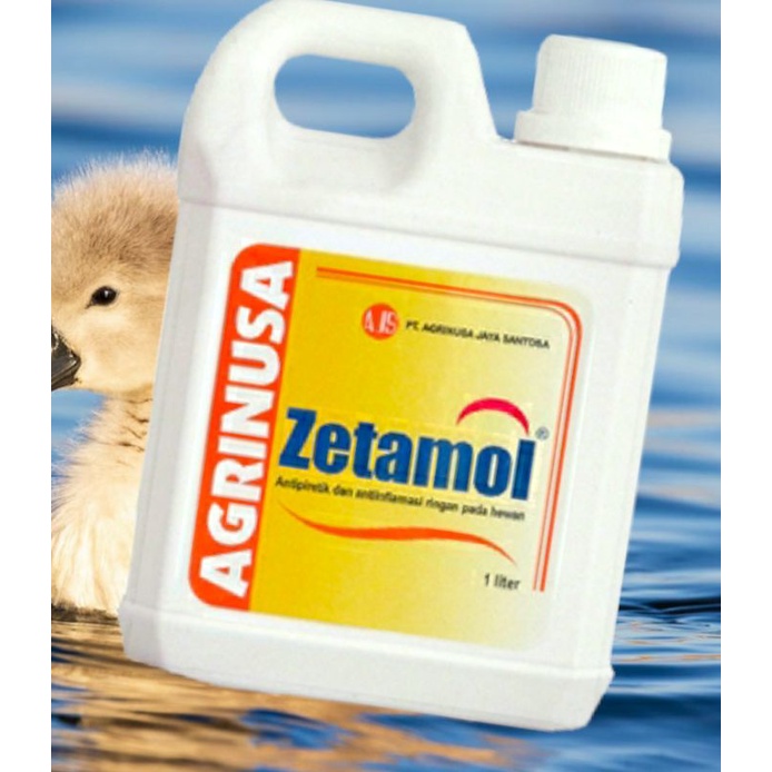 Zetamol 1 liter Agrinusa Obat Ayam Paracetamol Cair