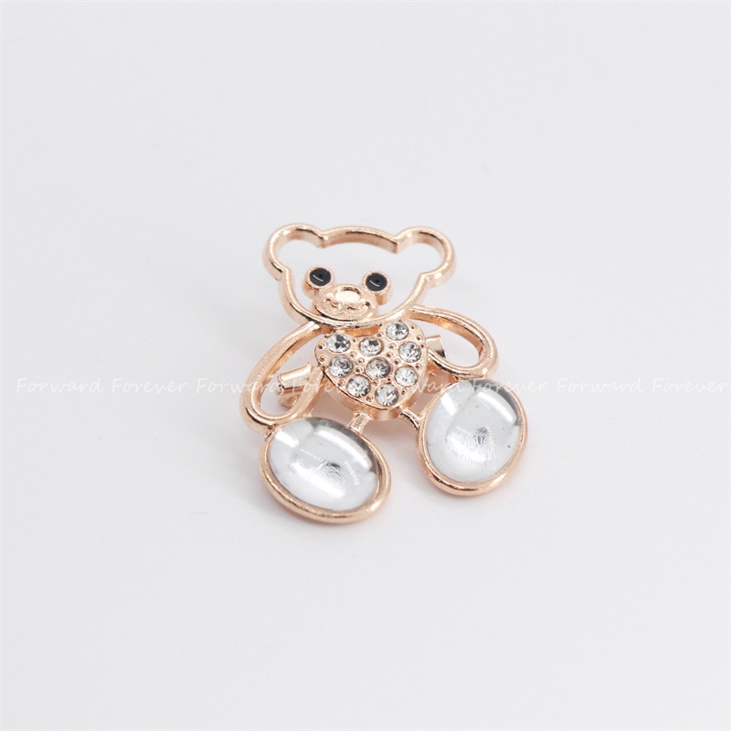 Baru Berkualitas Tinggi Beruang Bros Beruang Paduan pin Aksesoris lady brooch M70090