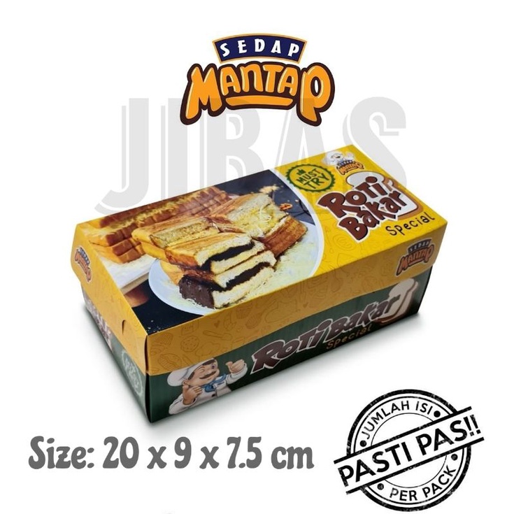 Dus Box Roti Bakar / Dus Roti Bakar Hansel (10pcs)
