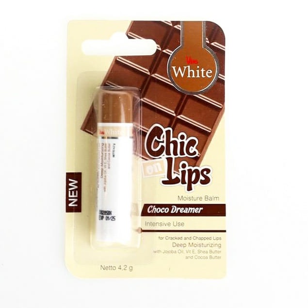 (JB99) Viva White Moisture Balm Chic On Lips - Tersedia 4 Varian Rasa (Intensive Use)