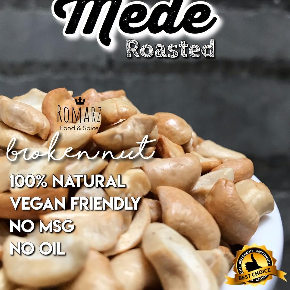 

ㅷ KACANG MEDE OVEN PECAH - 500gr / MEDE PANGGANG / MENTE OVEN PECAH ㊘