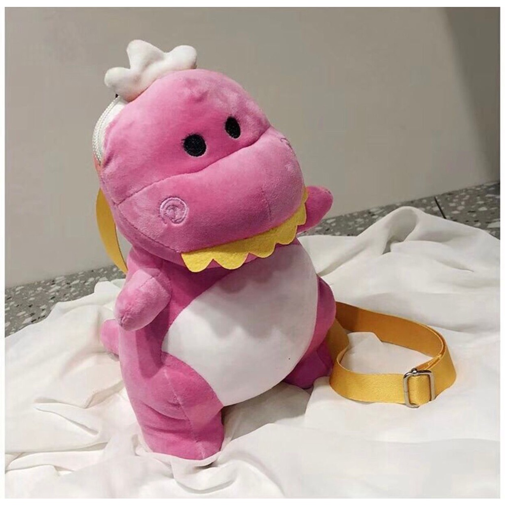 Frre Diskon TAS DINOSAURUS Boneka SELEMPANG Kartun BAHAN PLUSH Bag TAS DINO Jepang Korea Hadiah LUCU WANITA CEWE