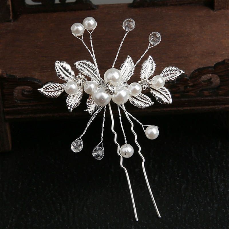 Anggun Hairpin - Tusuk Konde Aksesoris Sanggul Rambut Warna Silver &amp; Gold