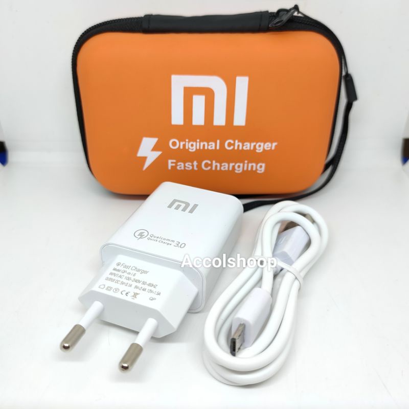 Charger Xiaomi / Original Charger Fast Charging USB Micro Plus Dompet