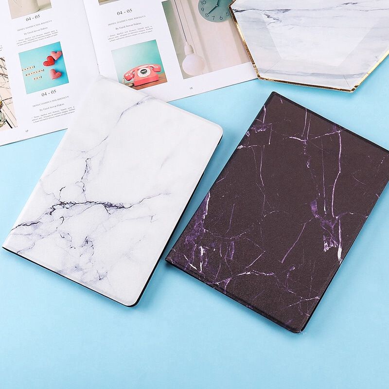 Case iPad Bergambar HD Marble Cantik Elegan Casing iPad Pen Slot gen 7/8/9 10.2 Inch 2019/2020/2021 Ipad Pro 11&quot; 2020 2021