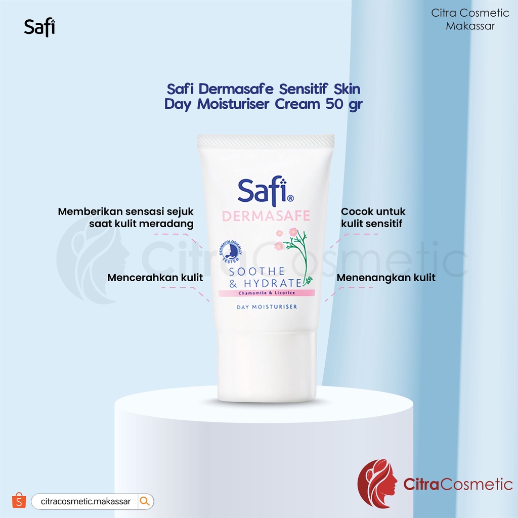 Safi Dermasafe Series | Mild &amp; Gentle Gel Cleanser | Gentle Care Mousse Cleanser | Hydrate &amp; Refresh Booster Mist | Rehydrate &amp; Recover Night Moisturiser