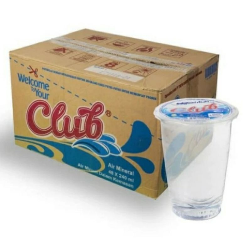AIR MINERAL CLUB GELAS 1 DOS/AIR CLUB GELAS 240 ML