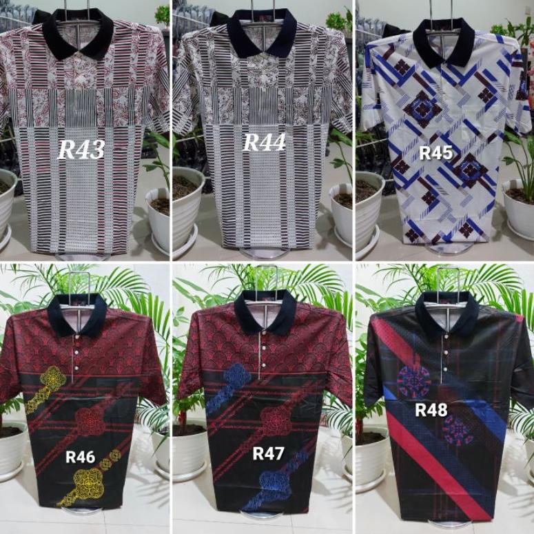 Kaos Kerah Import M L XL - Kaos Pria Wangky Oryong - Kaos Bapak ▪ XAF.21De22y