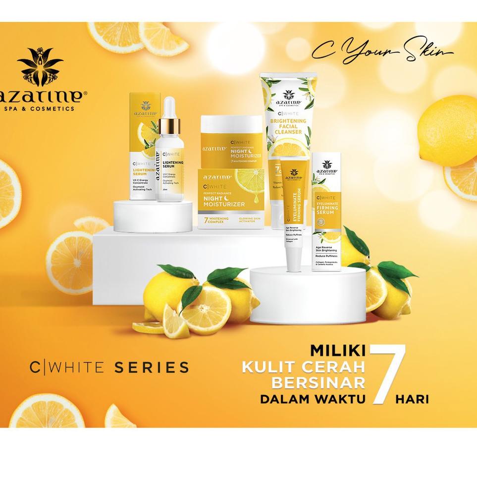 ㄼ Azarine C White Paket Wajah Whitening/ Anti Flek/ORIGINAL LANGSUNG ORDER 3095 ღ