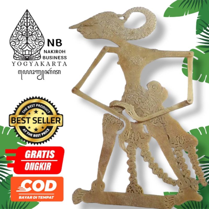 NAKIROHBUSINESS Wayang kulit asli putihan wisanggeni pedalangan