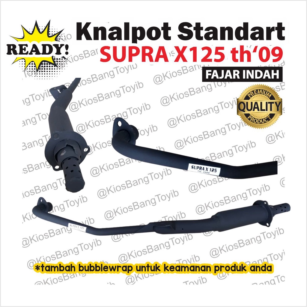 Knalpot Standart STANDAR HONDA Supra X125 th 2009 (FAJAR INDAH)