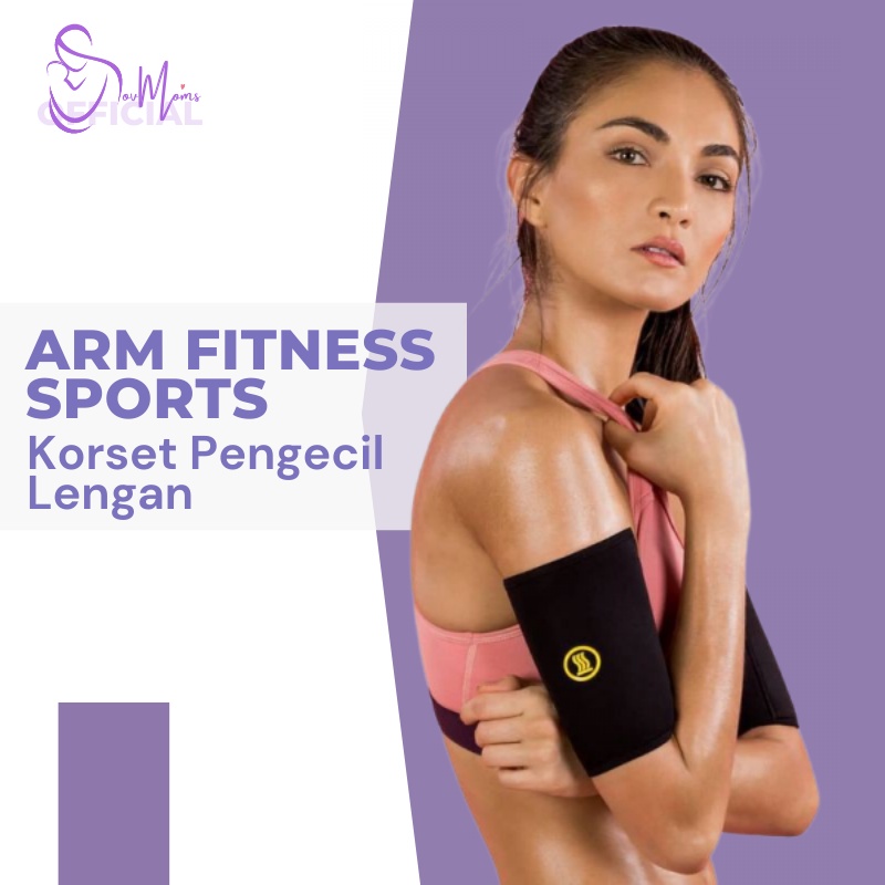 Korset Pengecil Lengan Hot Shaper Arm Perlengkapan Olahraga Deker Lengan Sepasang