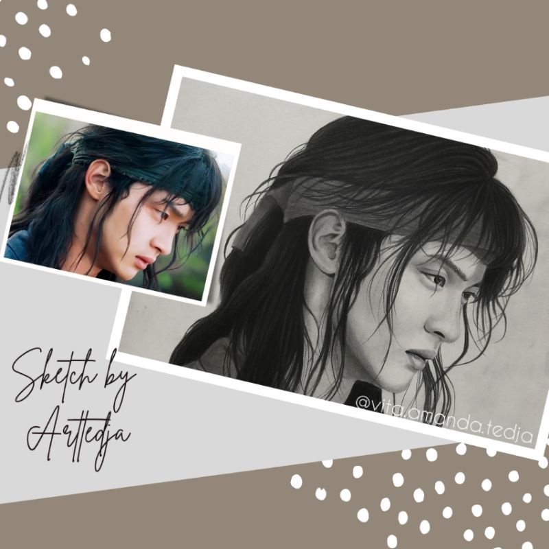 

JASA SKETSA WAJAH PENSIL BACKGROUND PUTIH A4 + PIGORA