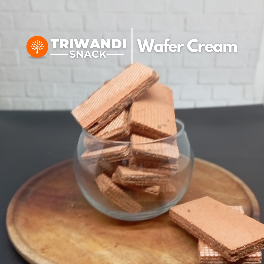 

Wafer cream coklat 100 - 250 gr TRIWANDI SNACK oleh oleh bandung