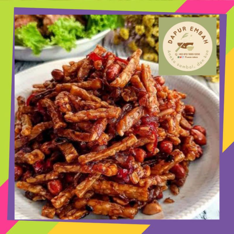 

DAPUREMBAH OREK TEMPE KACANG KERING 200GR ASLI