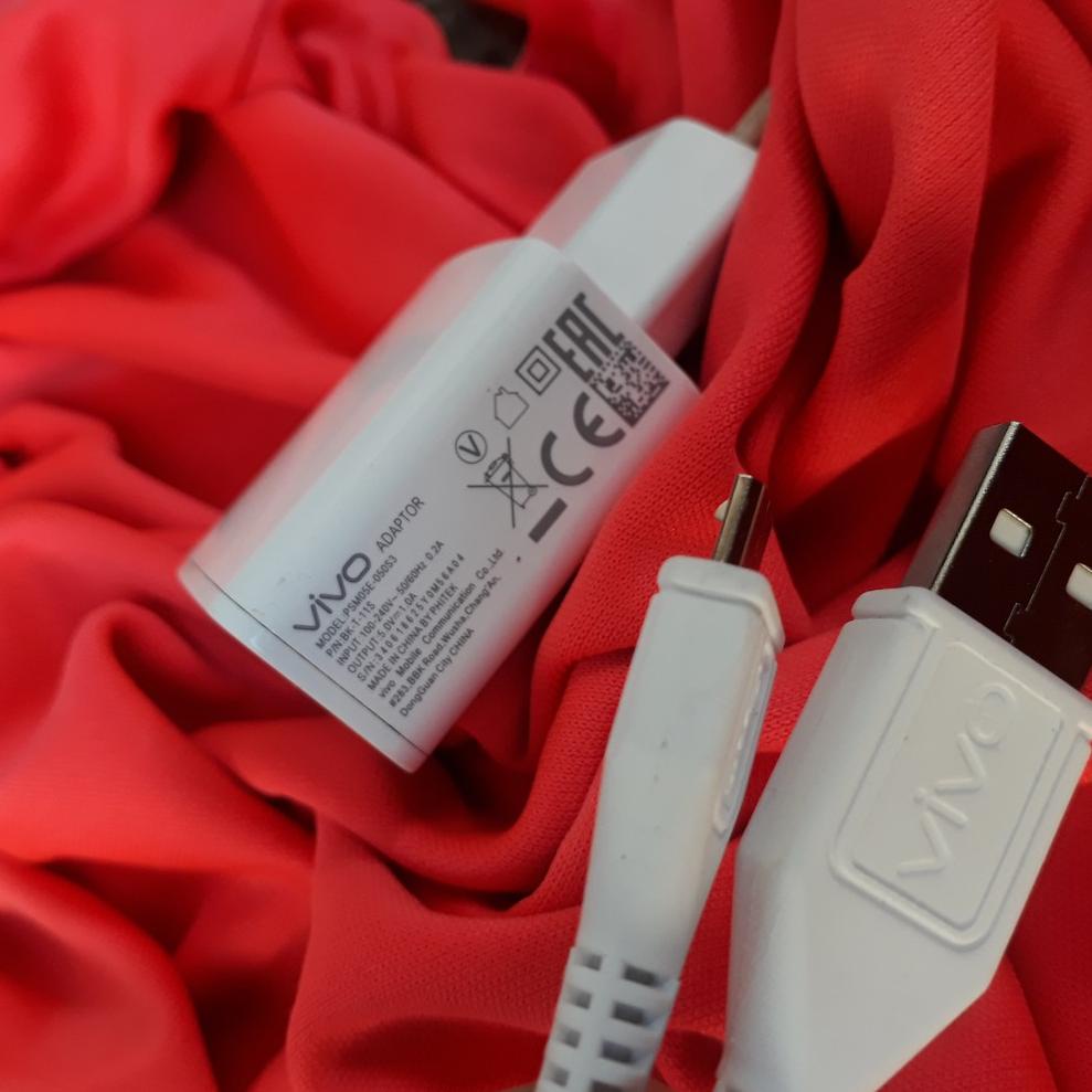 {SKD.21De22a} Charger vivo y91 y81 y71 y65 y55 original bawaan hp