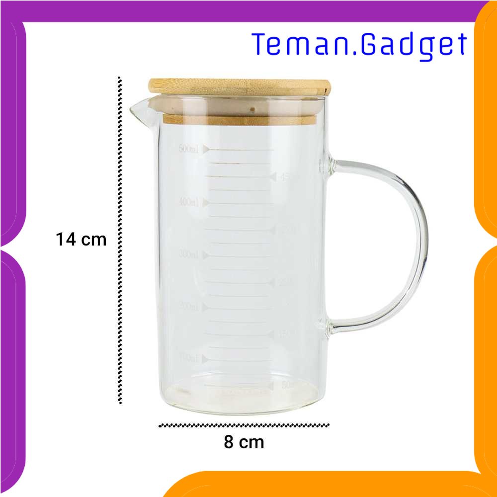 TG - DPR One Two Cups Gelas Takar Ukur Measuring Cup Glass - GG-18
