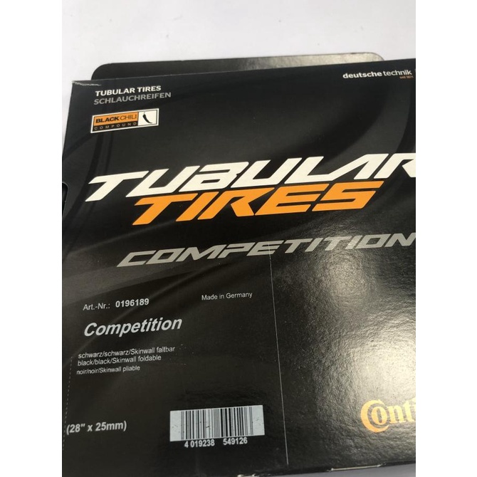 Ban Continental Competition Tubular Tire 700 X 25 Handmade In Germany