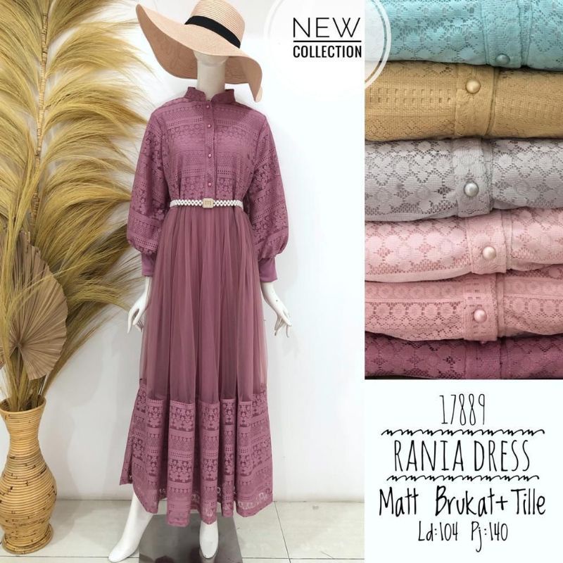 Rania gamis import premium/Rania gamis mewah import premium/Rania Maxi dress import premium