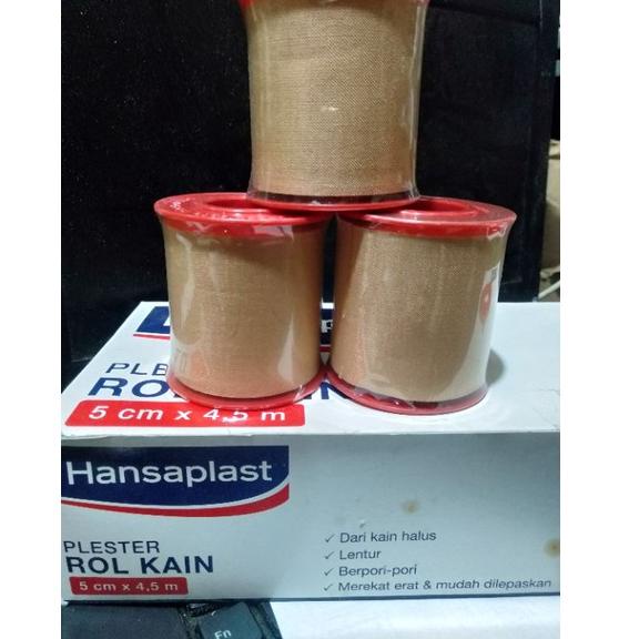 (J-H9H-✓) Hansaplast Roll Kain Jumbo ( 5cm x 4,5cm ) bisa cod